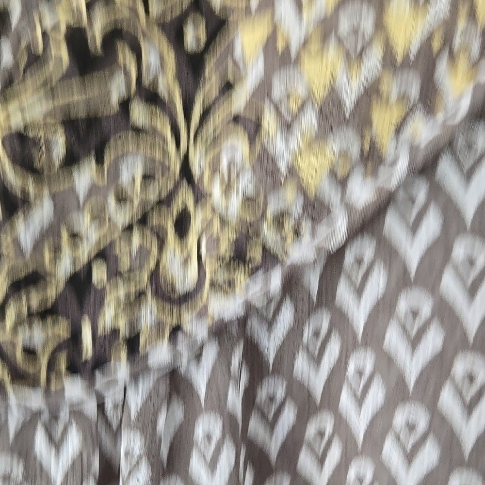 Bohimian, Women's Grey and Yellow Top Size XL - Picture 3 of 4